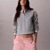 Pantaloncini a righe in popeline di cotone