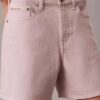 Pantaloncini a vita alta e linea ad A tinti in capo Pantaloncini a vita alta e linea ad A tinti in capo