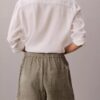 Pantaloncini a vita bassa in doppia garza Pantaloncini a vita bassa in doppia garza