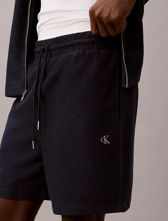 Pantaloncini bouclé in misto cotone Pantaloncini bouclé in misto cotone