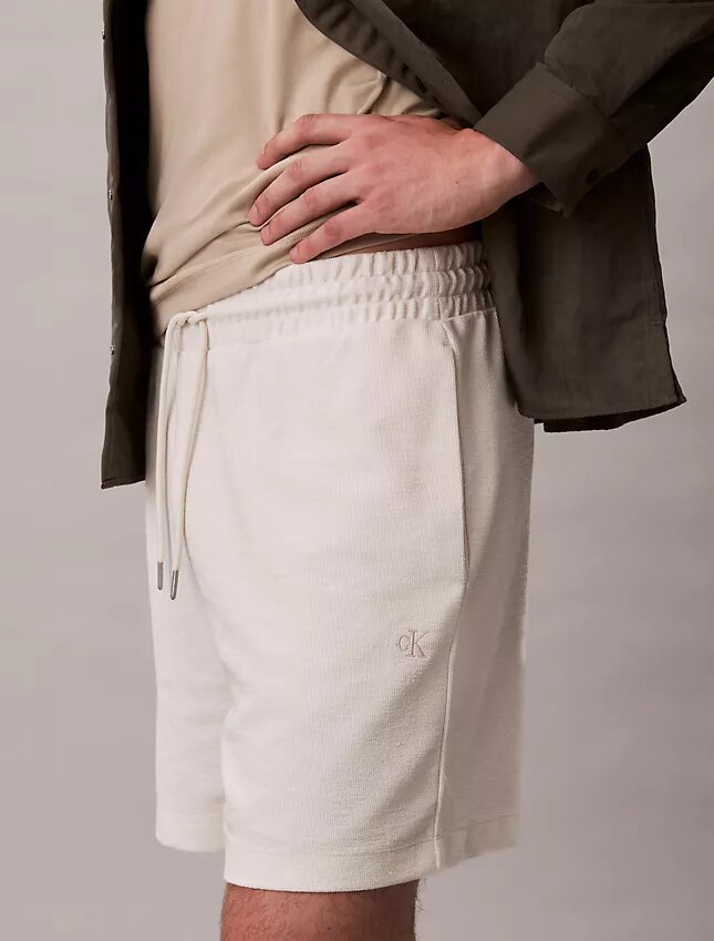 Pantaloncini bouclé in misto cotone Pantaloncini bouclé in misto cotone