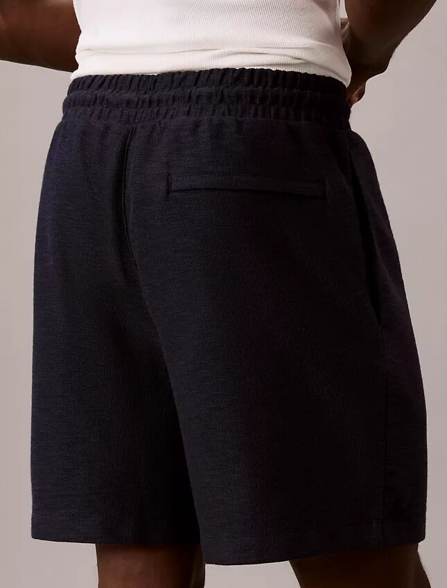 Pantaloncini bouclé in misto cotone Pantaloncini bouclé in misto cotone