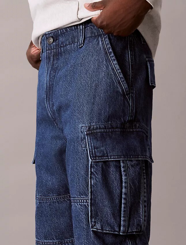 Pantaloncini cargo in Denim anni ’90 Pantaloncini cargo in Denim anni ’90