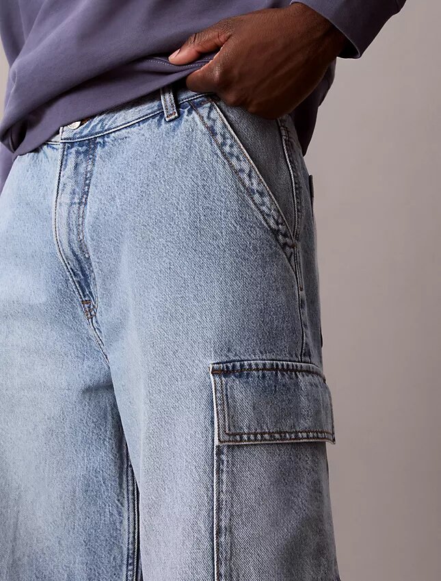 Pantaloncini cargo in Denim anni ’90 Pantaloncini cargo in Denim anni ’90