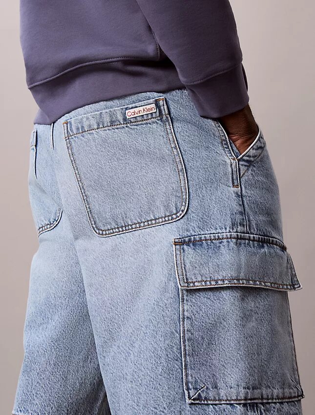 Pantaloncini cargo in Denim anni ’90 Pantaloncini cargo in Denim anni ’90