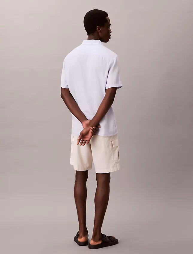 Pantaloncini cargo in misto lino Pantaloncini cargo in misto lino