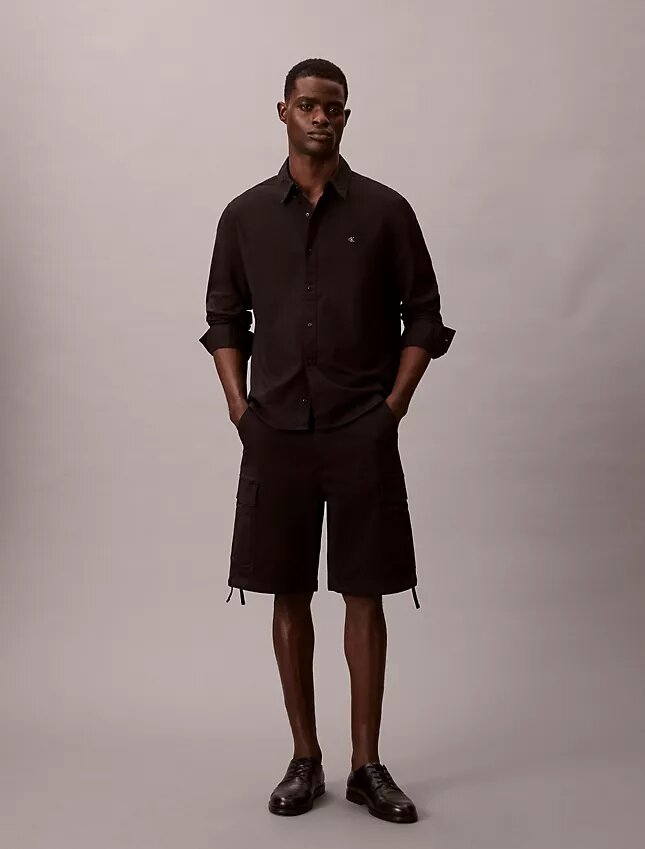 Pantaloncini cargo in twill di cotone Cotton Stretch Pantaloncini cargo in twill di cotone Cotton Stretch