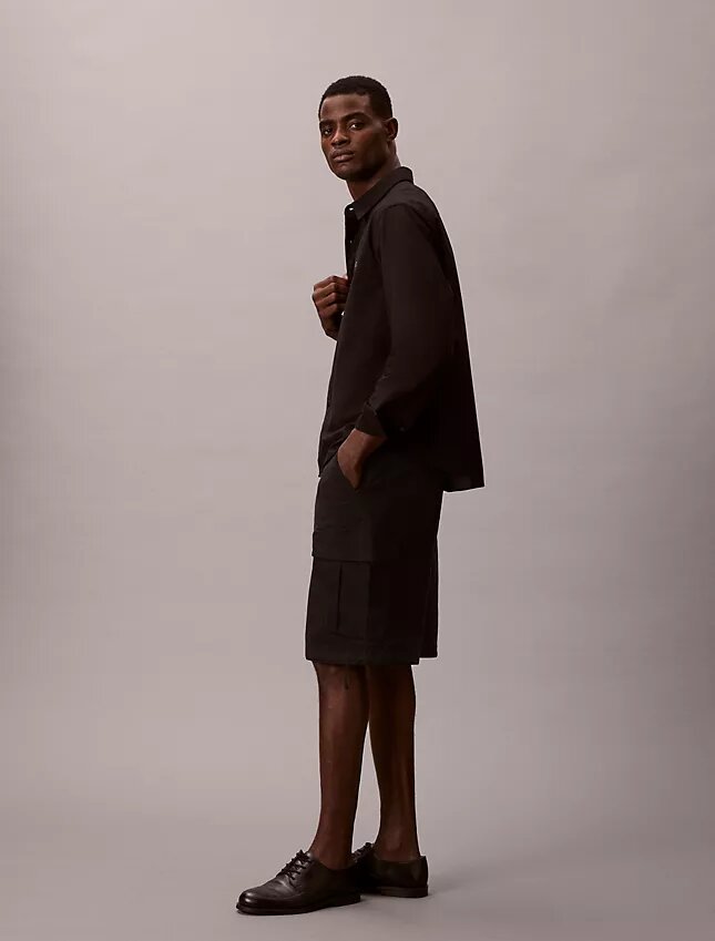 Pantaloncini cargo in twill di cotone Cotton Stretch Pantaloncini cargo in twill di cotone Cotton Stretch