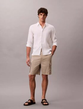 Pantaloncini cargo senza chiusura