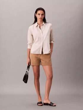 Pantaloncini chino in cotone Stretch