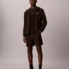 Pantaloncini con cintura intrecciata con logo Icon Sport