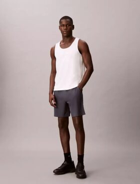 Pantaloncini con cintura intrecciata con logo Icon Sport