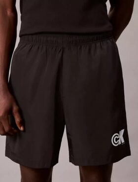 Pantaloncini con grafica Monogram