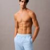 Pantaloncini da bagno con cintura con logo Pantaloncini da bagno con cintura con logo