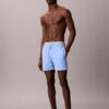 Pantaloncini da bagno con cintura con logo