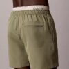 Pantaloncini da bagno con cintura con logo