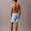 Pantaloncini da bagno con cintura con logo Pantaloncini da bagno con cintura con logo