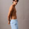 Pantaloncini da bagno con cintura con logo Pantaloncini da bagno con cintura con logo