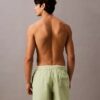 Pantaloncini da bagno con cintura con logo Pantaloncini da bagno con cintura con logo