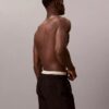 Pantaloncini da bagno con cintura con logo