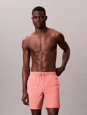 Pantaloncini da bagno con grafica del logo