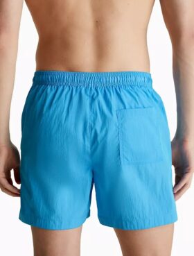 Pantaloncini da bagno in nylon con coulisse in vita