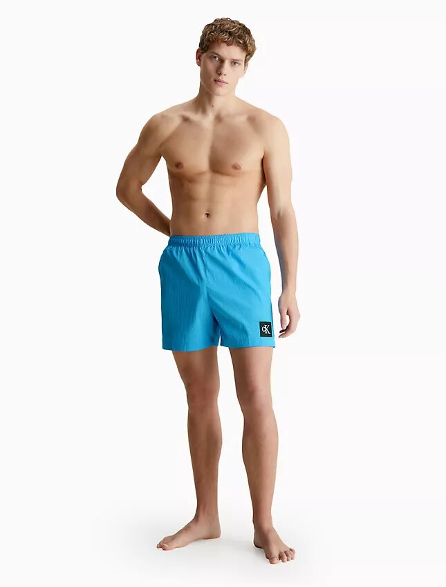 Pantaloncini da bagno in nylon con coulisse in vita Pantaloncini da bagno in nylon con coulisse in vita