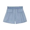 Pantaloncini da bambina con cintura da annodare Pantaloncini da bambina con cintura da annodare