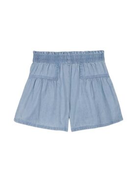 Pantaloncini da bambina con cintura da annodare