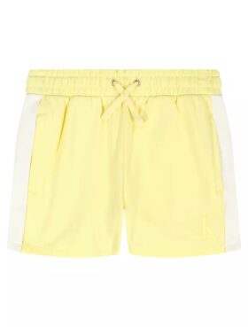 Pantaloncini da bambina con grafica Monogram