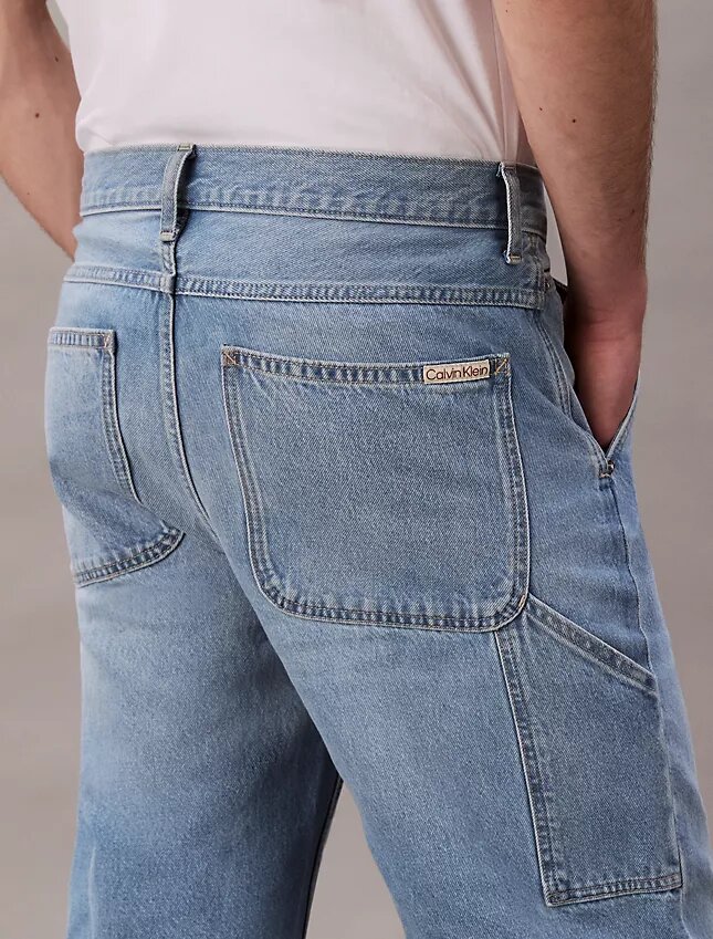 Pantaloncini da carpentiere in Denim anni ’90 Pantaloncini da carpentiere in Denim anni ’90