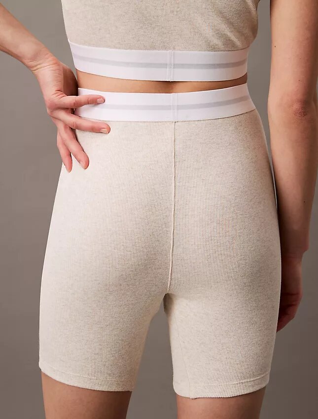 Pantaloncini da ciclismo in cotone elasticizzato a costine Pantaloncini da ciclismo in cotone elasticizzato a costine