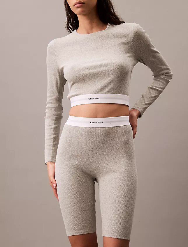 Pantaloncini da ciclismo in cotone elasticizzato a costine Pantaloncini da ciclismo in cotone elasticizzato a costine