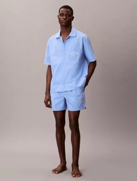 Pantaloncini da notte classici in popeline di cotone Heritage