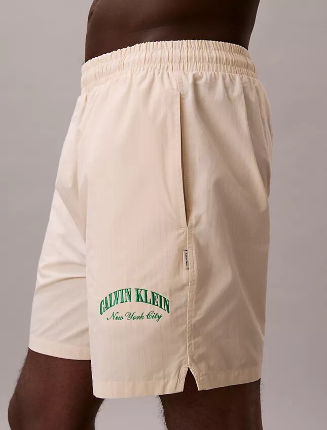 Pantaloncini da notte classici in popeline di cotone Heritage Pantaloncini da notte classici in popeline di cotone Heritage