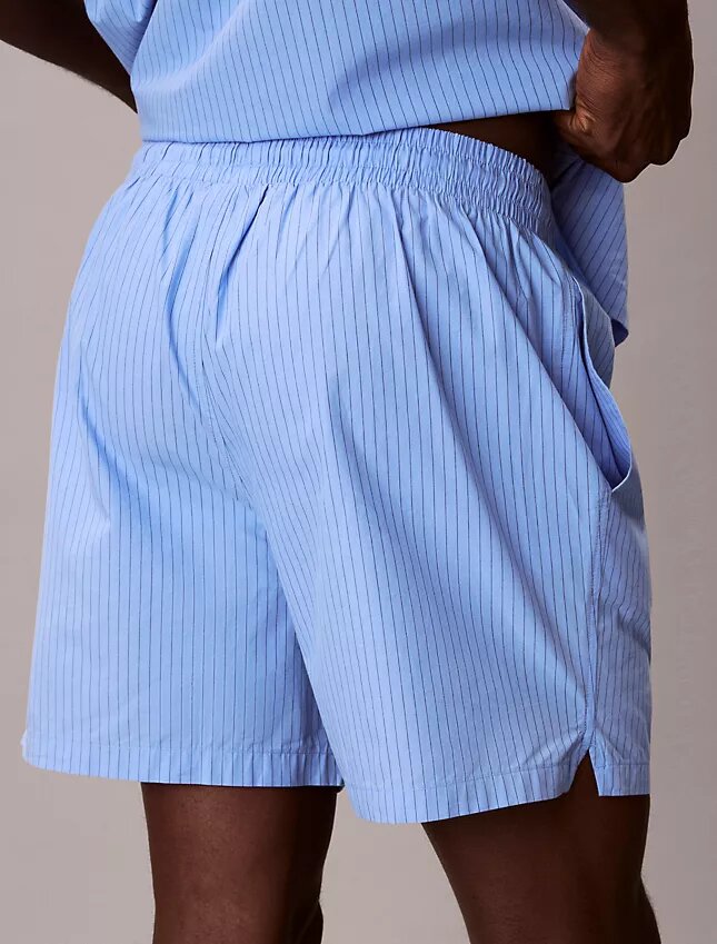 Pantaloncini da notte classici in popeline di cotone Heritage Pantaloncini da notte classici in popeline di cotone Heritage