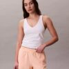 Pantaloncini da notte in jersey di cotone con logo