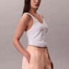 Pantaloncini da notte in jersey di cotone con logo