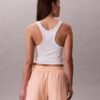 Pantaloncini da notte in jersey di cotone con logo