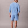 Pantaloncini da notte in maglia a nido d’ape
