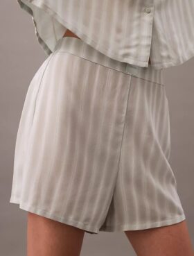 Pantaloncini da notte in viscosa intrecciata