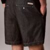 Pantaloncini dritti in chambray da 7″ con elastico Pantaloncini dritti in chambray da 7″ con elastico