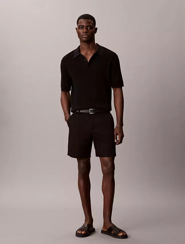 Pantaloncini dritti in Cotton Stretch Pantaloncini dritti in Cotton Stretch
