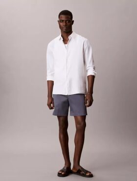 Pantaloncini dritti in Cotton Stretch