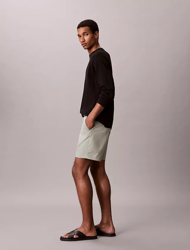 Pantaloncini dritti in Cotton Stretch Pantaloncini dritti in Cotton Stretch