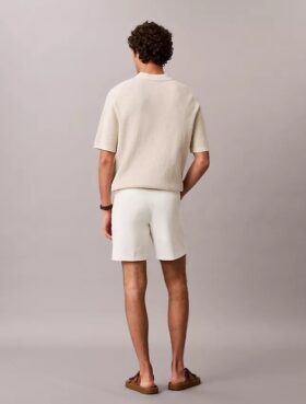 Pantaloncini dritti in Cotton Stretch