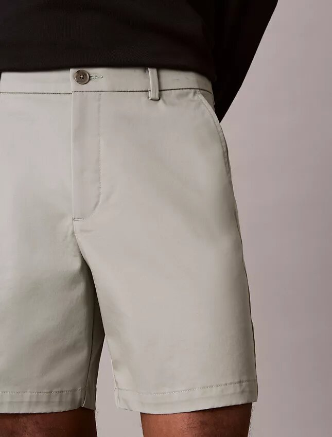 Pantaloncini dritti in Cotton Stretch Pantaloncini dritti in Cotton Stretch