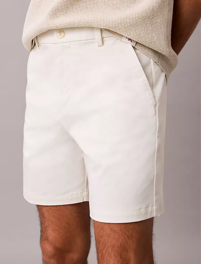 Pantaloncini dritti in Cotton Stretch Pantaloncini dritti in Cotton Stretch