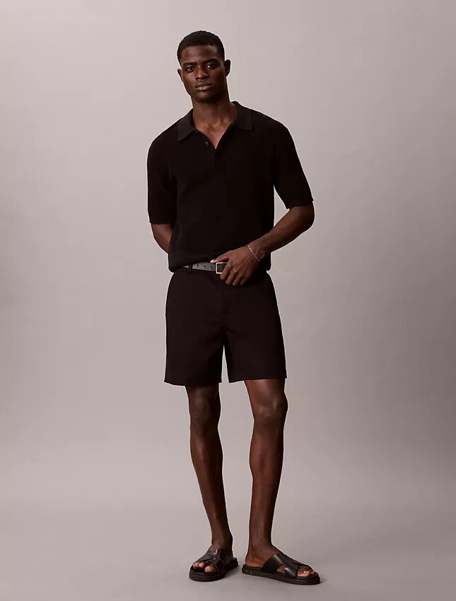 Pantaloncini dritti in Cotton Stretch Pantaloncini dritti in Cotton Stretch