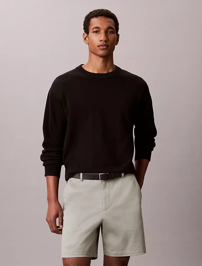 Pantaloncini dritti in Cotton Stretch Pantaloncini dritti in Cotton Stretch